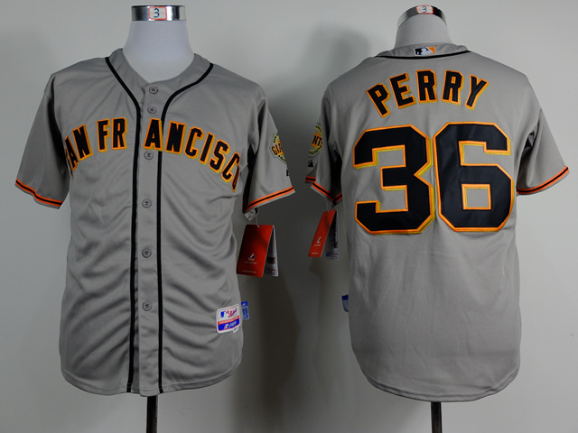 Men San Francisco Giants #36 Perry Grey MLB Jerseys->san francisco giants->MLB Jersey